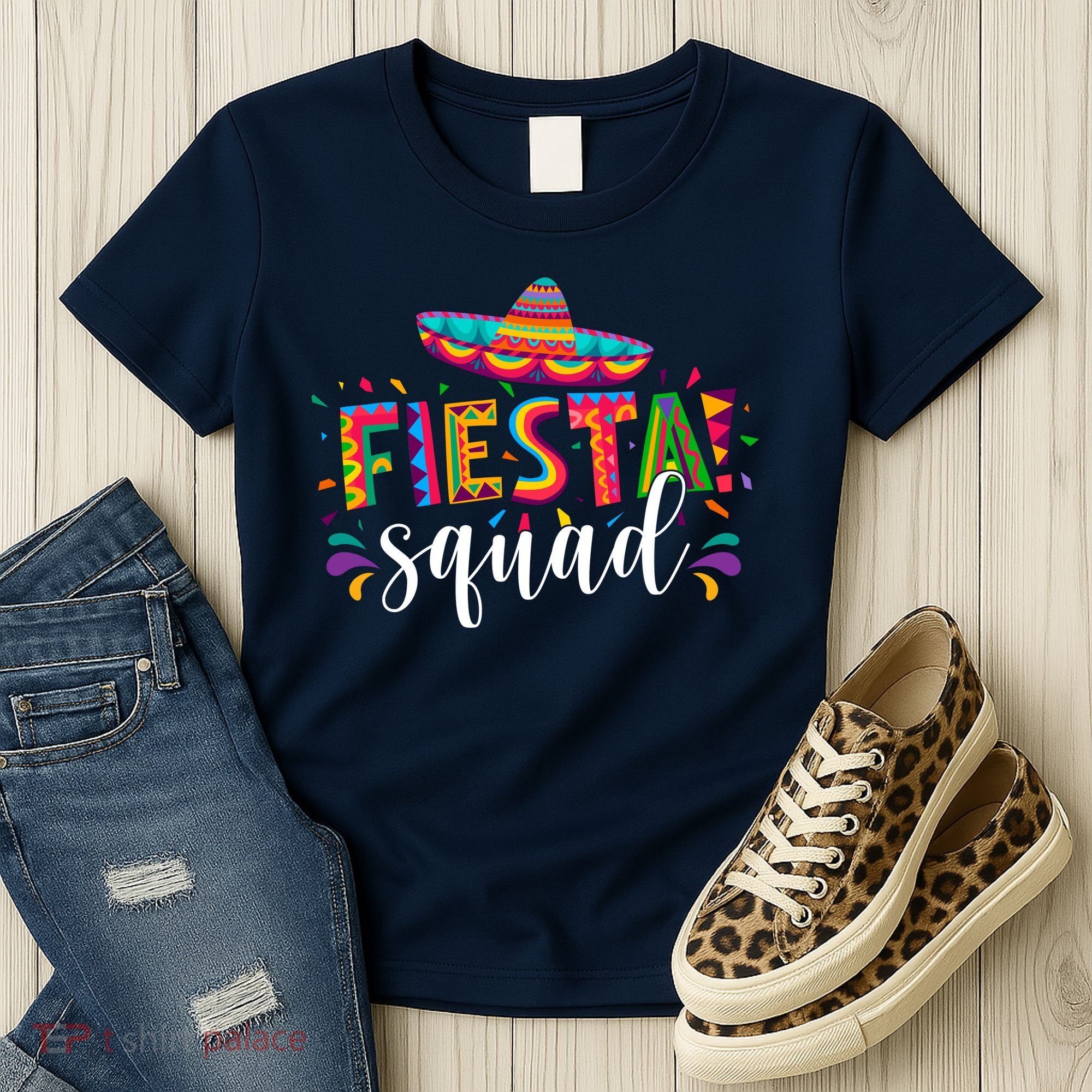 Fiesta Squad Cinco De Mayo Party Women's T-Shirt