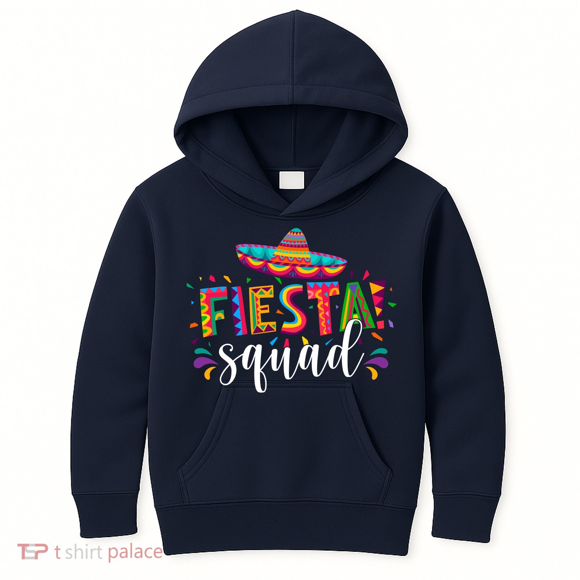 Fiesta Squad Cinco De Mayo Party Kids Hoodie