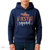 Fiesta Squad Cinco De Mayo Party Kids Hoodie thumb 4