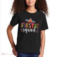 Fiesta Squad Cinco De Mayo Party Kids T-Shirt thumb 2