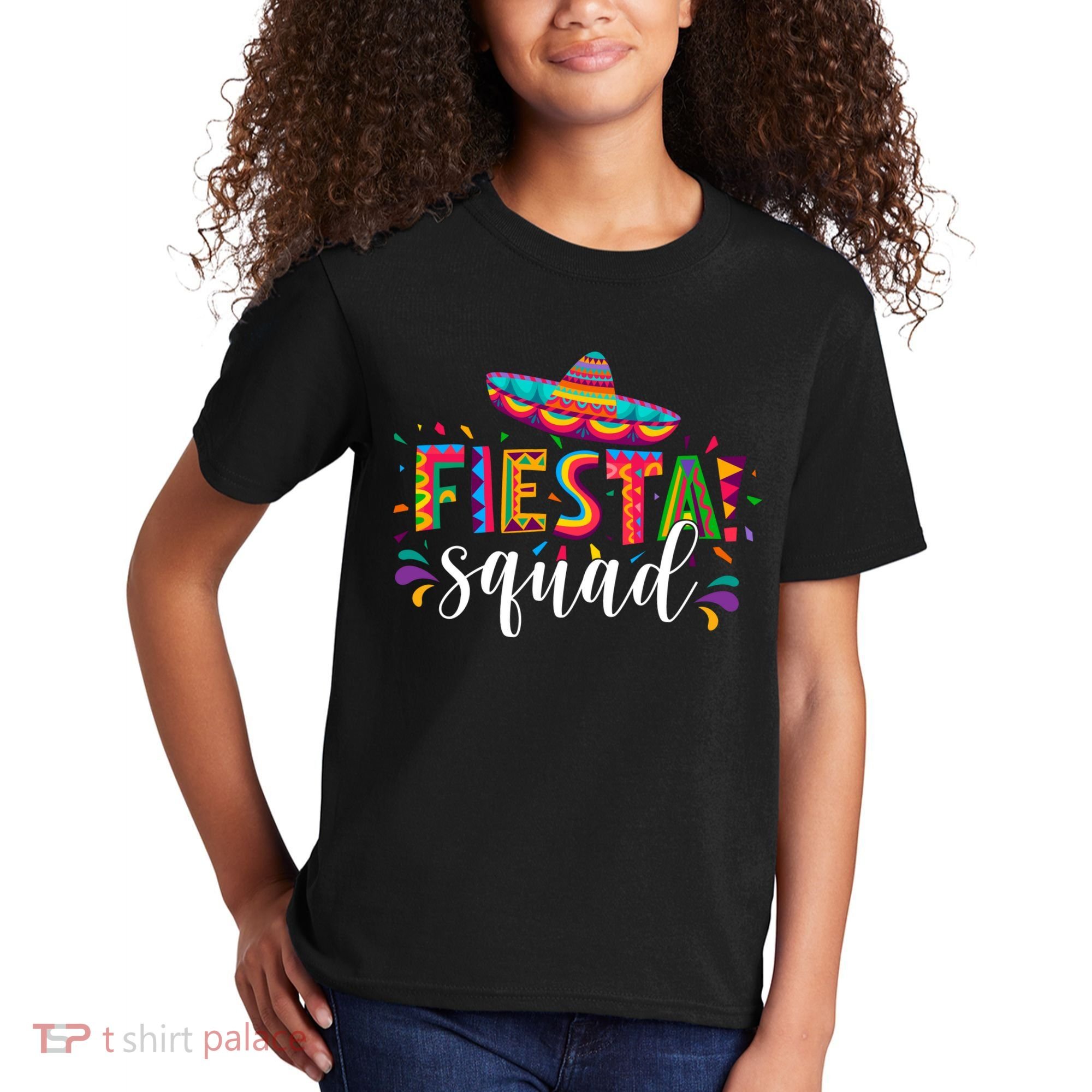 Fiesta Squad Cinco De Mayo Party Kids T-Shirt