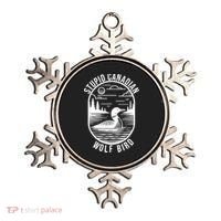 Funny Stupid Canadian Wolf Bird Loon Hockey Wildlife Ornament thumb 0
