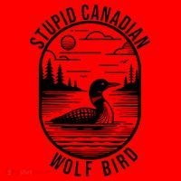 Funny Stupid Canadian Wolf Bird Loon Hockey Wildlife Santa Hat thumb 1
