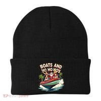 Funny Santa Christmas Boats And Ho Ho Hos Beanie thumb 0