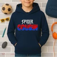 Funny Spider Cousin Matching Family Shirts Kids Hoodie thumb 2