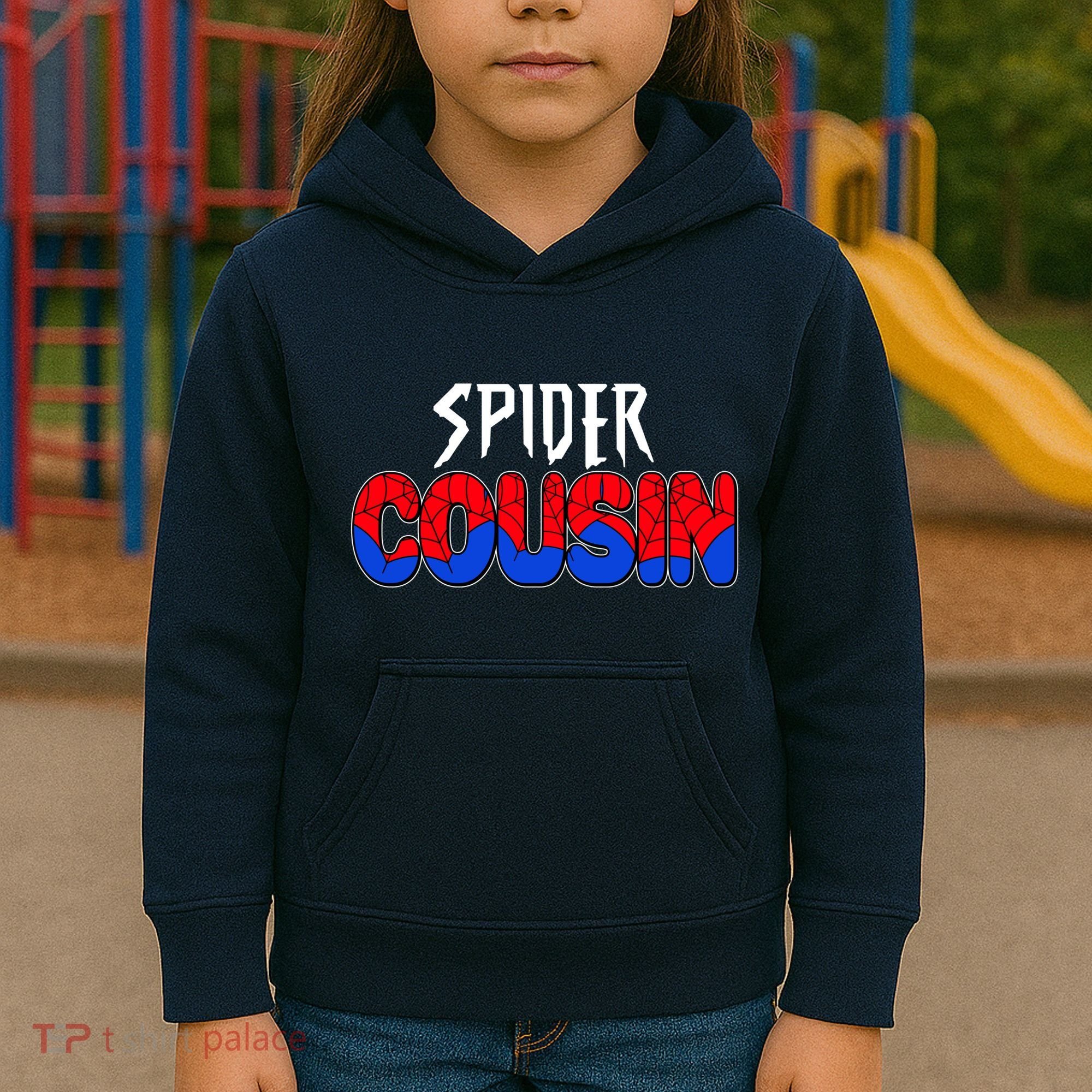 Funny Spider Cousin Matching Family Shirts Kids Hoodie