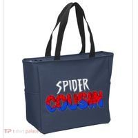 Funny Spider Cousin Matching Family Shirts Tote Bag thumb 2