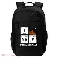 Funny Science Cat I Nap Periodically Cats Lovers Chemistry Backpack thumb 0