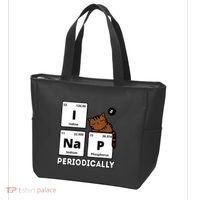 Funny Science Cat I Nap Periodically Cats Lovers Chemistry Tote Bag thumb 3