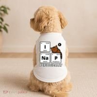 Funny Science Cat I Nap Periodically Cats Lovers Chemistry Doggie Tank thumb 2