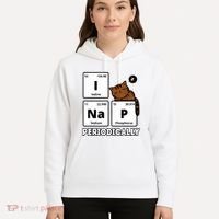 Funny Science Cat I Nap Periodically Cats Lovers Chemistry Hoodie thumb 5