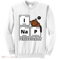 Funny Science Cat I Nap Periodically Cats Lovers Chemistry Sweatshirt thumb 0