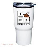 Funny Science Cat I Nap Periodically Cats Lovers Chemistry Tumbler thumb 0