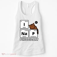 Funny Science Cat I Nap Periodically Cats Lovers Chemistry Women's Tank Top thumb 0