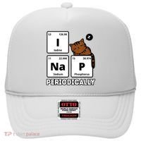 Funny Science Cat I Nap Periodically Cats Lovers Chemistry Hat thumb 0