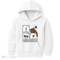 Funny Science Cat I Nap Periodically Cats Lovers Chemistry Kids Hoodie thumb 0