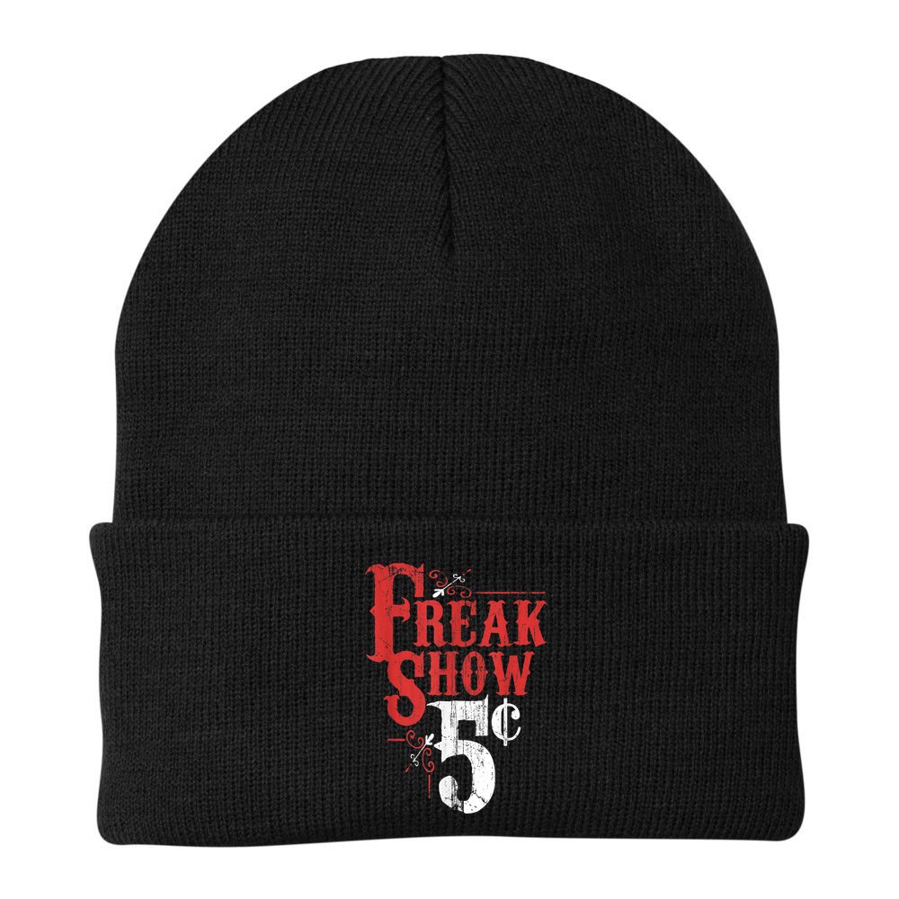 Freak Show Circus Party Weird Carnival Costume Freaky Acts Gift Beanie