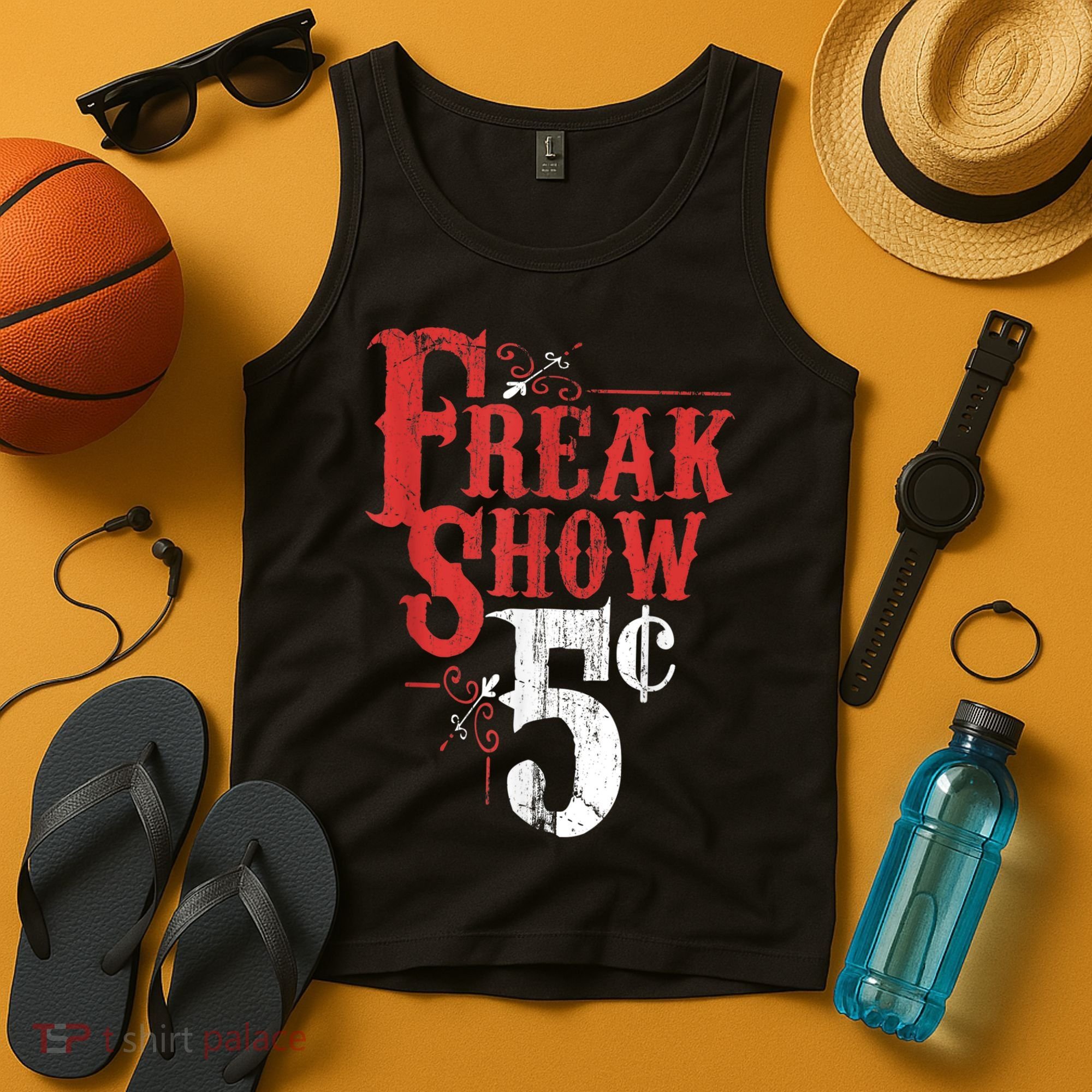 Freak Show Circus Party Weird Carnival Costume Freaky Acts Gift Tank Top