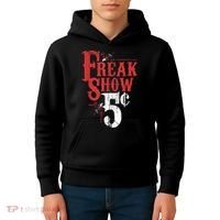 Freak Show Circus Party Weird Carnival Costume Freaky Acts Gift Kids Hoodie thumb 4