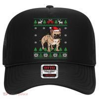 Frenchie Santa Claus Cute French Bulldog Ugly Christmas Gift Hat thumb 0