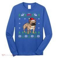 Frenchie Santa Claus Cute French Bulldog Ugly Christmas Gift Long Sleeve Shirt thumb 0