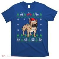 Frenchie Santa Claus Cute French Bulldog Ugly Christmas Gift T-Shirt thumb 0