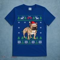 Frenchie Santa Claus Cute French Bulldog Ugly Christmas Gift T-Shirt thumb 5