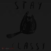 Funny Stay Classy Sarcastic Black Cat Cute Kitten Lover Gift Bucket Hat thumb 4
