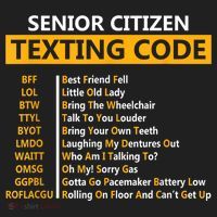 Funny Senior Citizens Texting Code Fathers Day For Grandpa Women's Sweatshirt thumb 2
