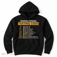 Funny Senior Citizens Texting Code Fathers Day For Grandpa Hoodie thumb 0