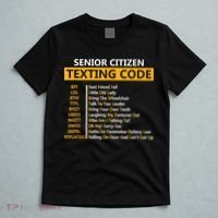 Funny Senior Citizens Texting Code Fathers Day For Grandpa T-Shirt thumb 5