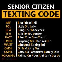 Funny Senior Citizens Texting Code Fathers Day For Grandpa Tote Bag thumb 4