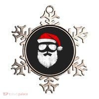 Funny Santa Claus Face Sunglasses With Hat Beard Christmas Ornament thumb 0