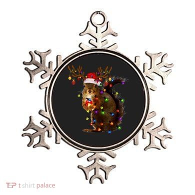 Funny Squirrel Christmas Tree Lights Reindeer Santa Hat Xmas Ornament