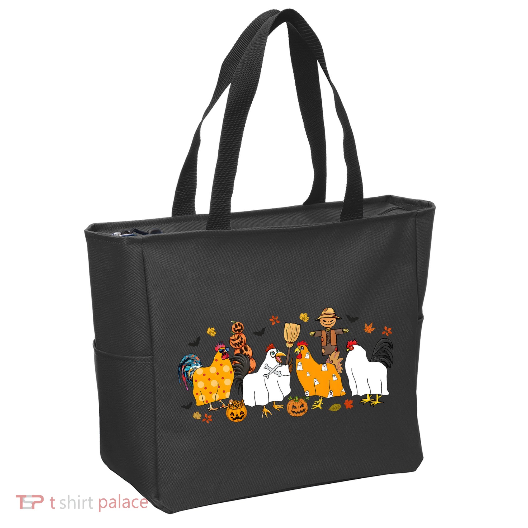 Fall Season Chicken Farmer Farm Tote Bag