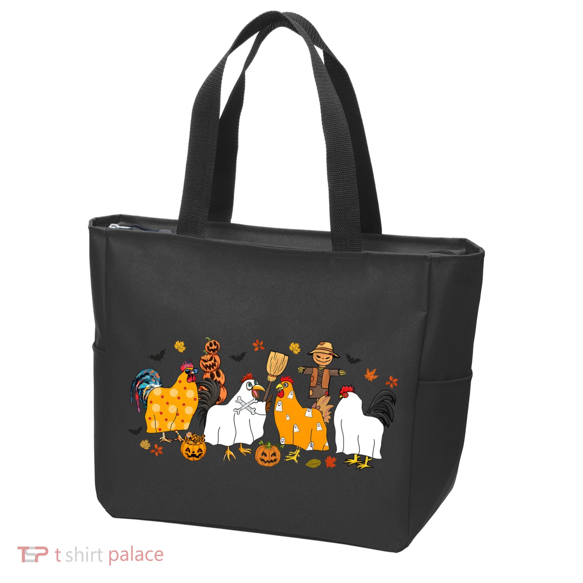 Fall Season Chicken Farmer Farm Tote Bag