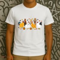 Fall Season Chicken Farmer Farm T-Shirt thumb 3