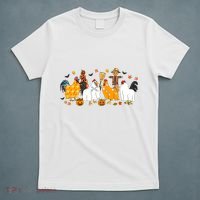 Fall Season Chicken Farmer Farm T-Shirt thumb 5