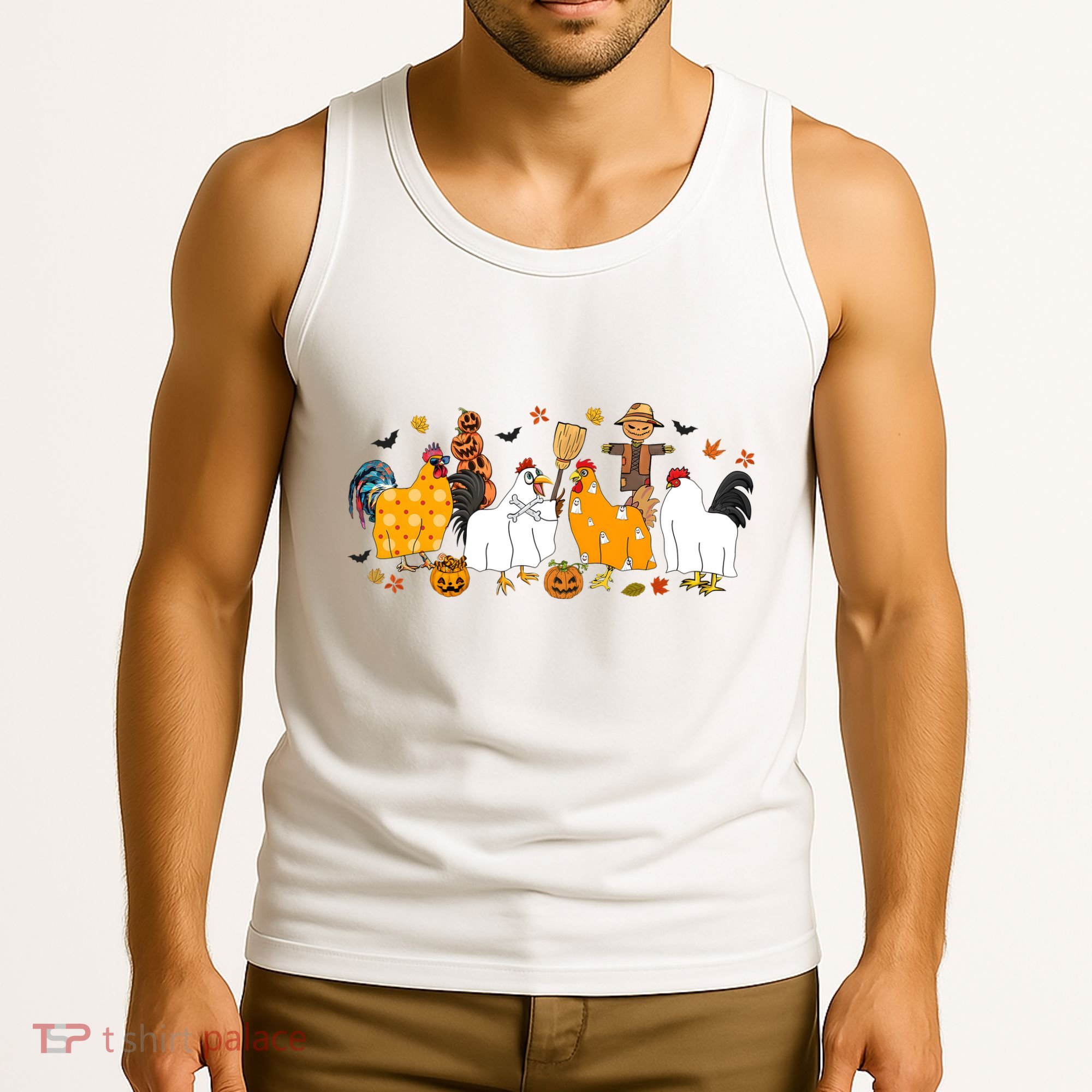 Fall Season Chicken Farmer Farm Tank Top
