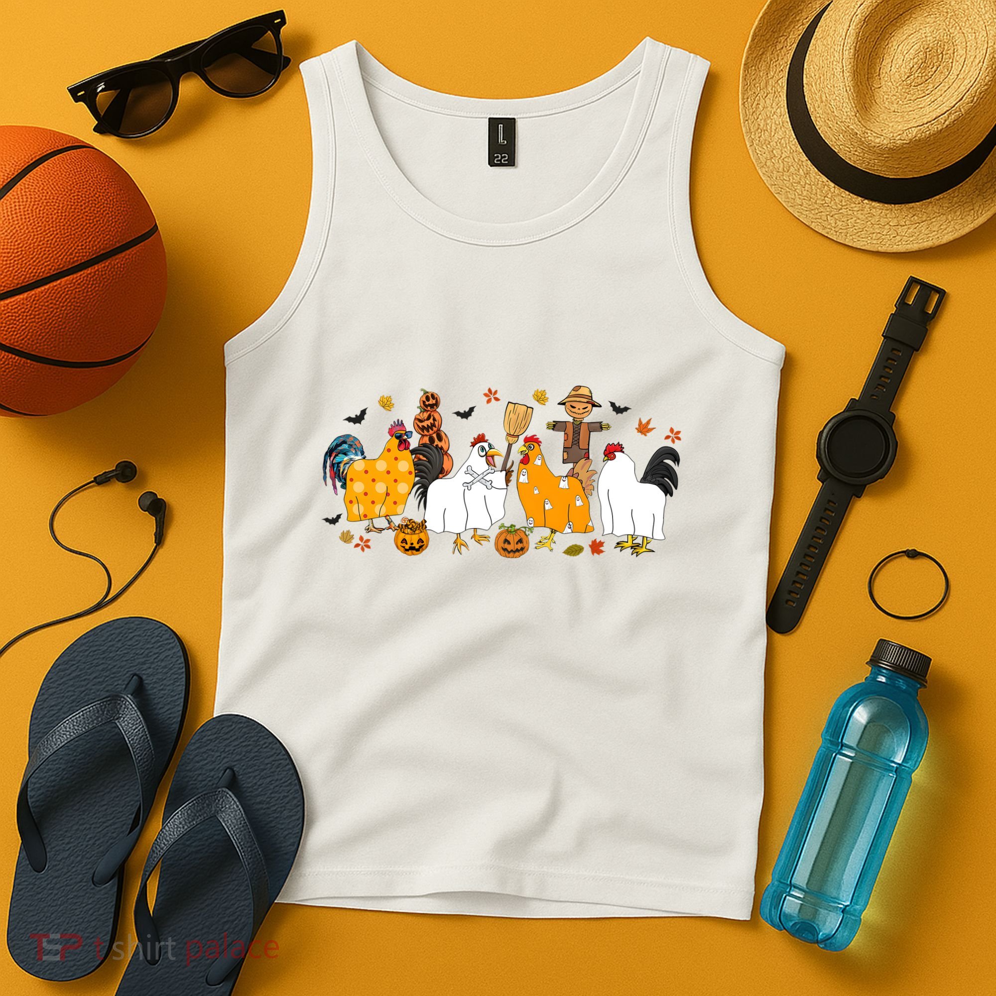 Fall Season Chicken Farmer Farm Tank Top