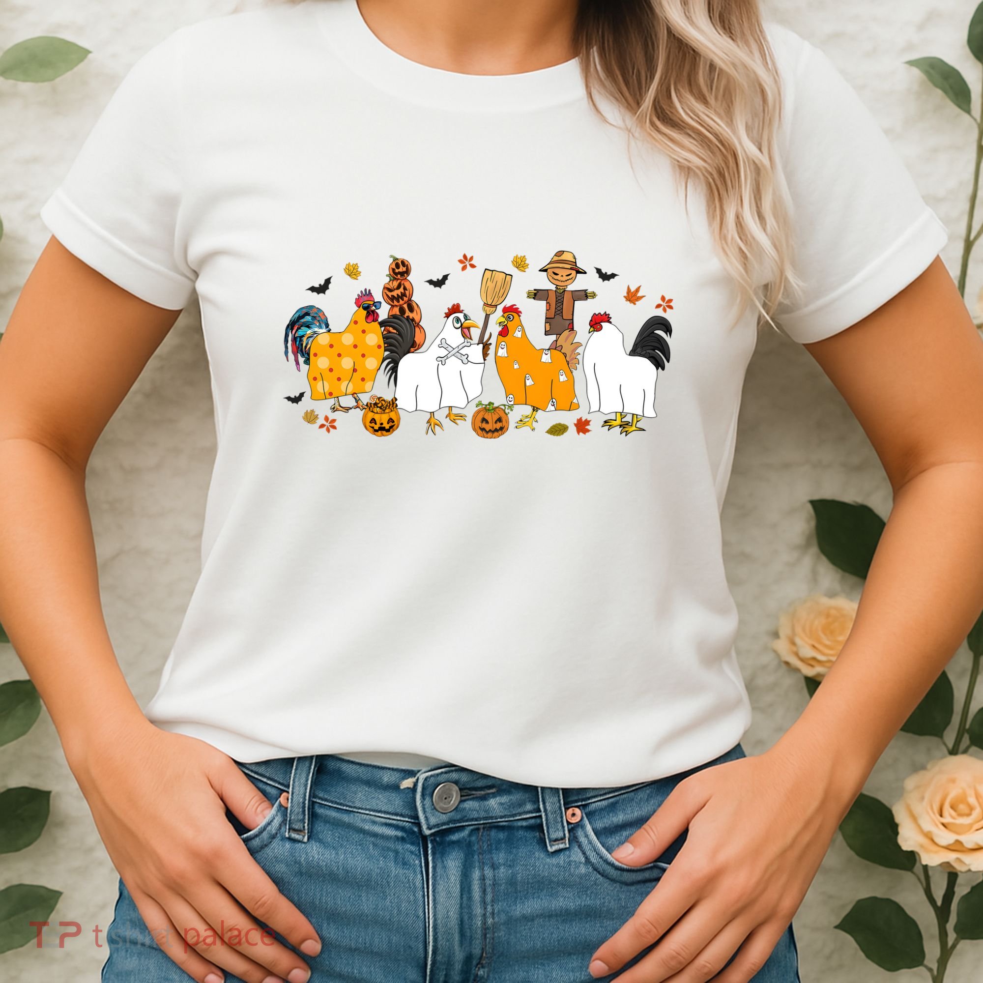 Fall Season Chicken Farmer Farm Women's T-Shirt