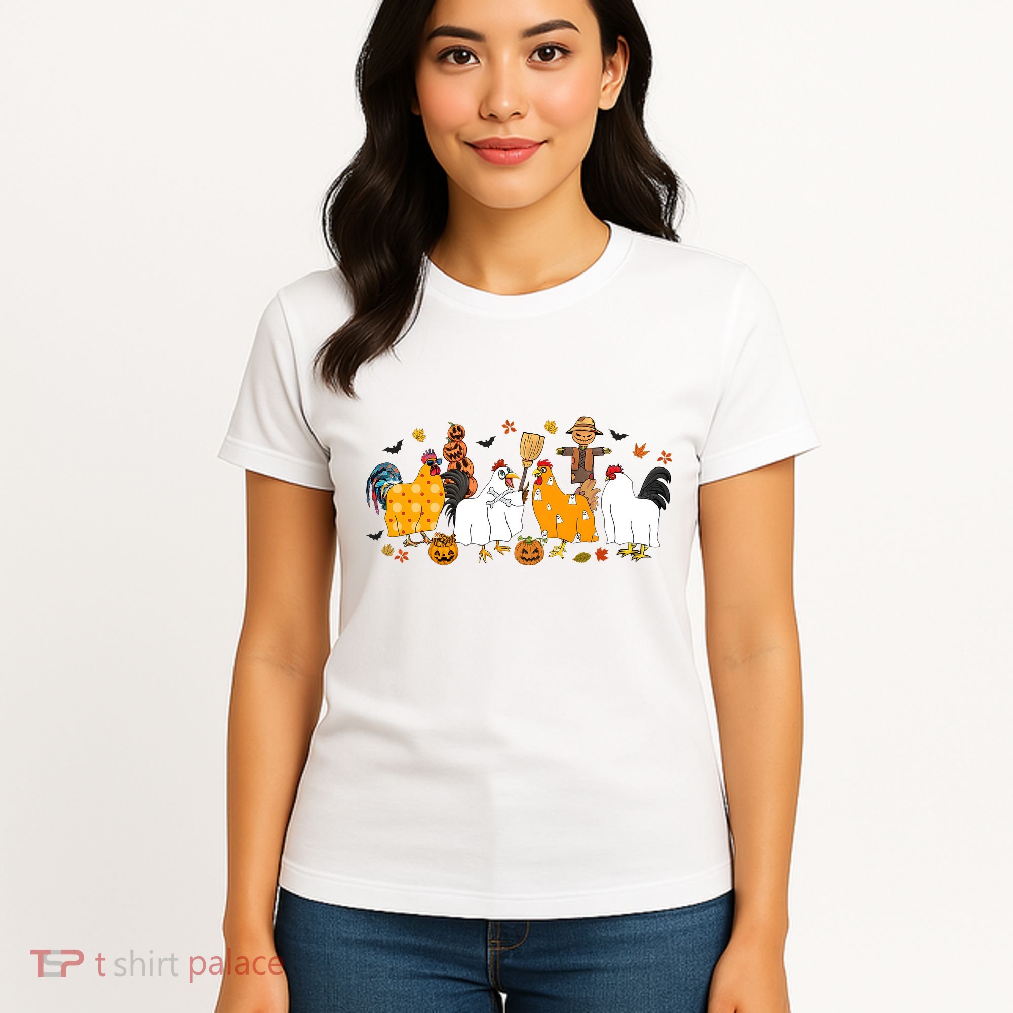 Fall Season Chicken Farmer Farm Women's T-Shirt
