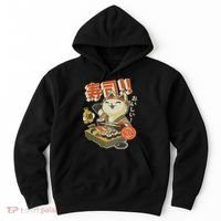 Funny Sushi Cat Chef Hoodie thumb 0