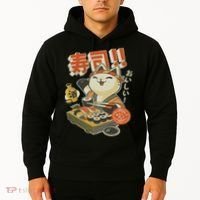 Funny Sushi Cat Chef Hoodie thumb 2