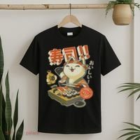 Funny Sushi Cat Chef T-Shirt thumb 2