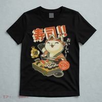 Funny Sushi Cat Chef T-Shirt thumb 5