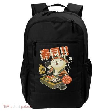 Funny Sushi Cat Chef Backpack