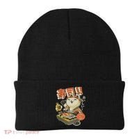 Funny Sushi Cat Chef Beanie thumb 0