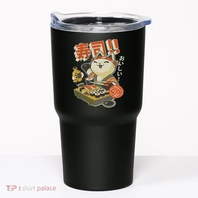 Funny Sushi Cat Chef Tumbler