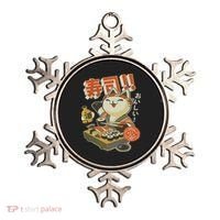 Funny Sushi Cat Chef Ornament thumb 0